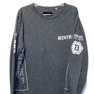 been trill shirt 13 Armour Flight  Sz L Gray Long
